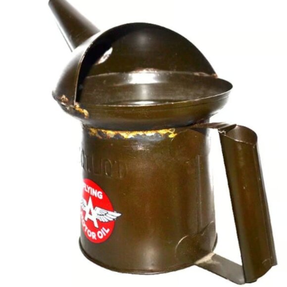 1 QT Motor Dispensing Can Flying A Motor Oil Dark Green NYC-PA Approved Q10 - Picture 1 of 7